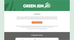 Desktop Screenshot of greenjem.co.uk